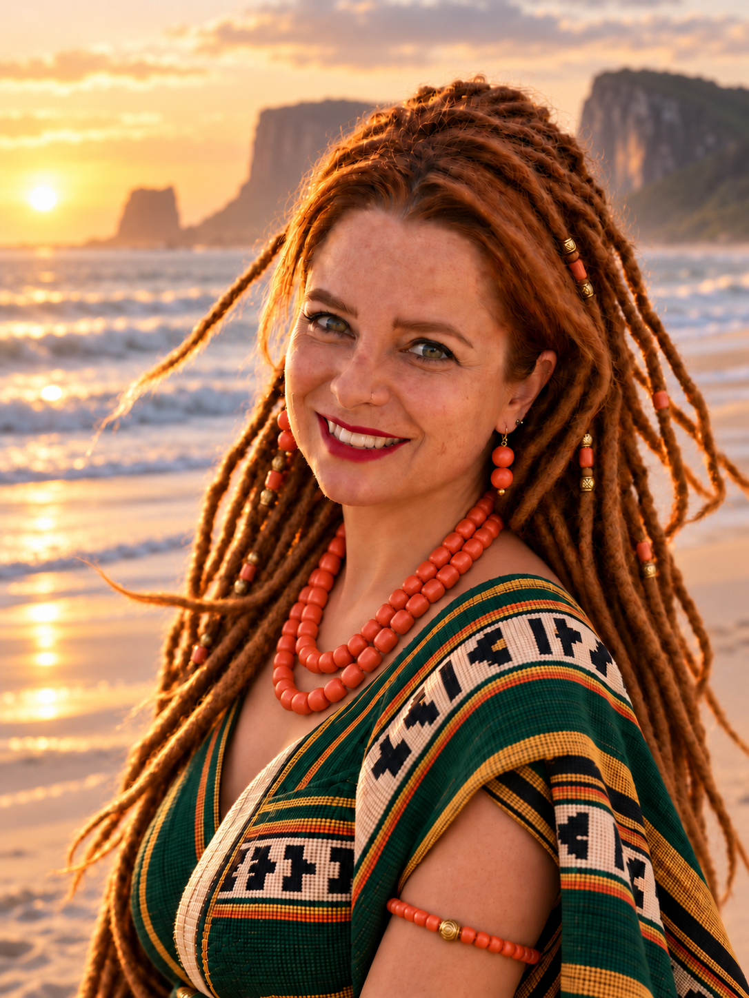 Mestra Ariahcy Obacy, Silvia Mara, Iyê — Rainha-Mãe do Reino Igala do Brasil, em Torres, Rio Grande do Sul